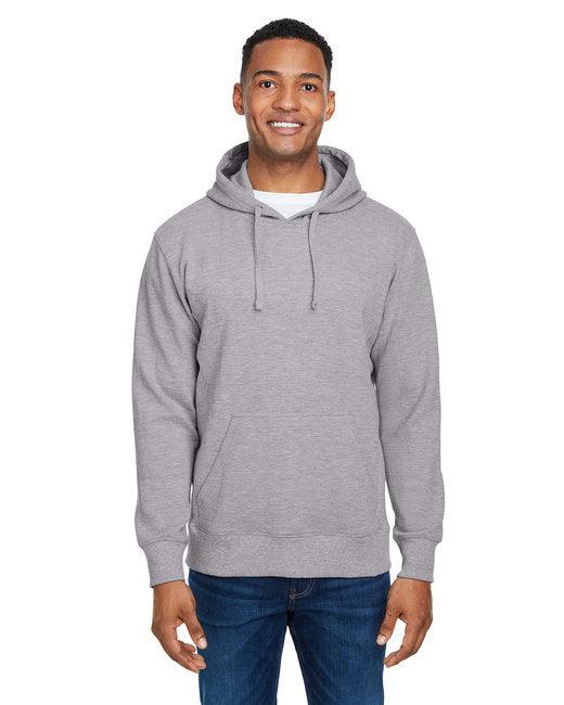 J America Ripple Fleece Pulllover Hooded Sweatshirt JA8706 - Dresses Max