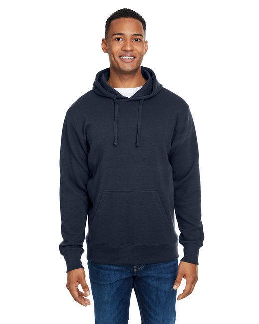 J America Ripple Fleece Pulllover Hooded Sweatshirt JA8706 - Dresses Max