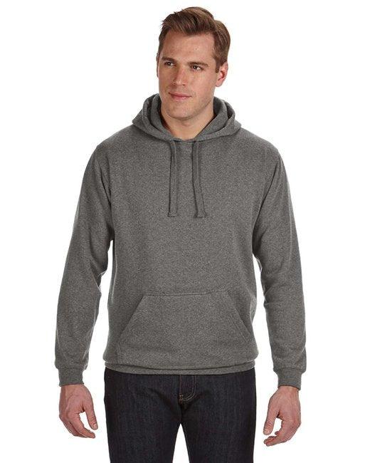 J America Adult Tailgate Fleece Pullover Hooded Sweatshirt JA8815 - Dresses Max