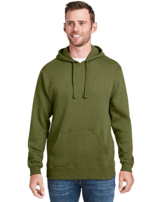 J America Adult Tailgate Fleece Pullover Hooded Sweatshirt JA8815 - Dresses Max