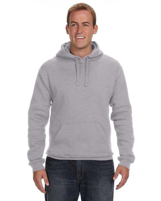 J America Adult Premium Fleece Pullover Hooded Sweatshirt JA8824 - Dresses Max