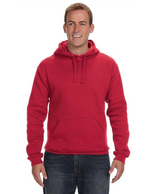 J America Adult Premium Fleece Pullover Hooded Sweatshirt JA8824 - Dresses Max