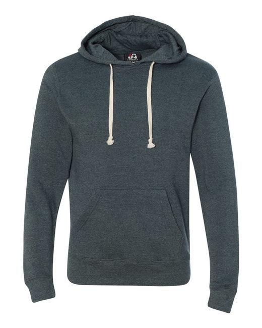J America Adult Triblend Pullover Fleece Hooded Sweatshirt JA8871 - Dresses Max