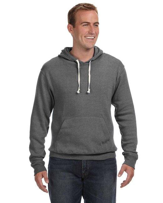 J America Adult Triblend Pullover Fleece Hooded Sweatshirt JA8871 - Dresses Max