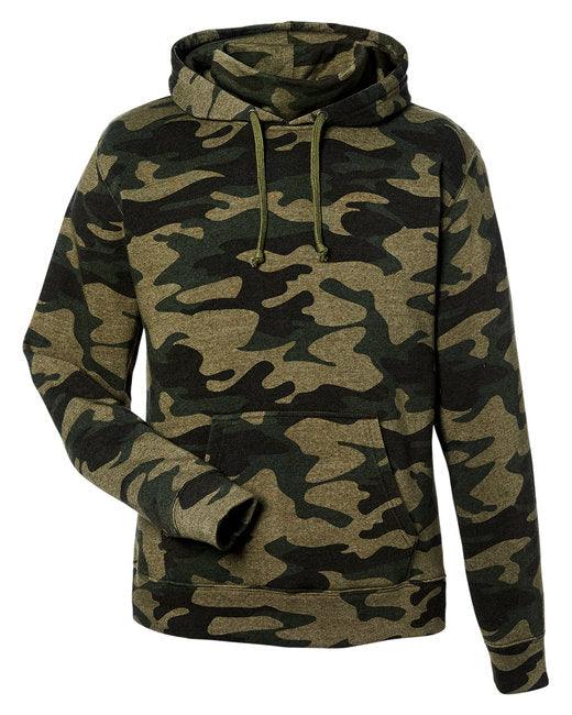 J America Unisex Gaiter Pullover Hooded Sweatshirt JA8879 - Dresses Max