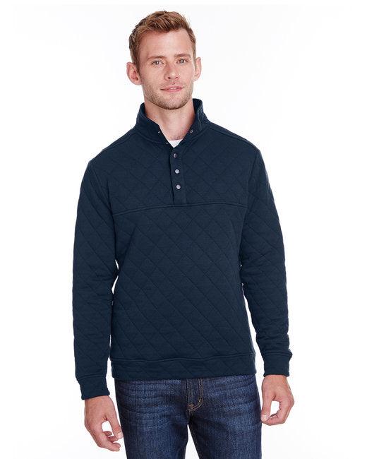 J America Adult Quilted Snap Pullover JA8890 - Dresses Max