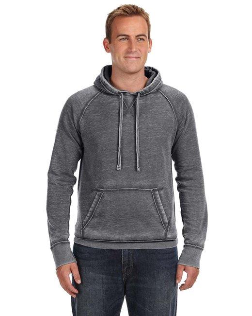 J America Adult Vintage Zen Fleece Pullover Hooded Sweatshirt JA8915 - Dresses Max