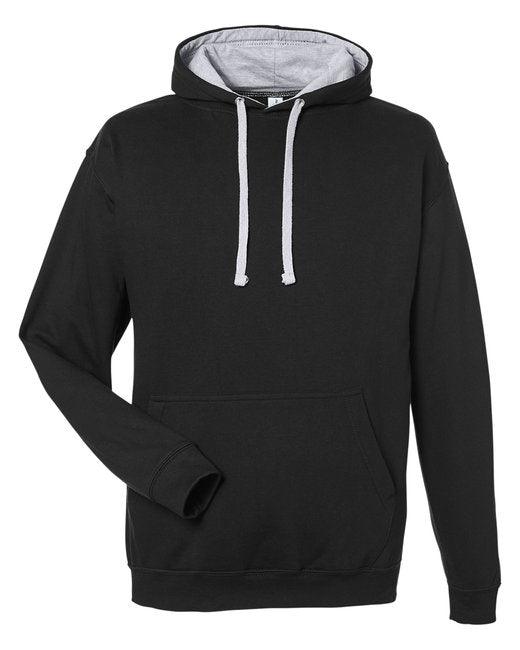 Just Hoods By AWDis Adult 80/20 Midweight Varsity Contrast Hooded Sweatshirt JHA003 - Dresses Max