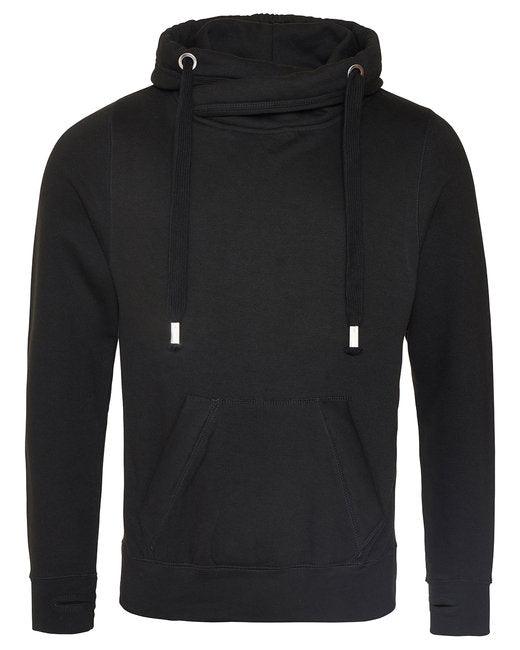Just Hoods By AWDis Men's 80/20 Heavyweight Cross Over Neck Hooded Sweatshirt JHA021 - Dresses Max