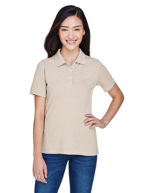 Harriton Ladies' 5.6 oz. Easy Blend Polo M265W - Dresses Max