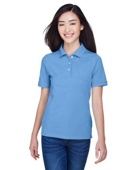 Harriton Ladies' 5.6 oz. Easy Blend Polo M265W - Dresses Max