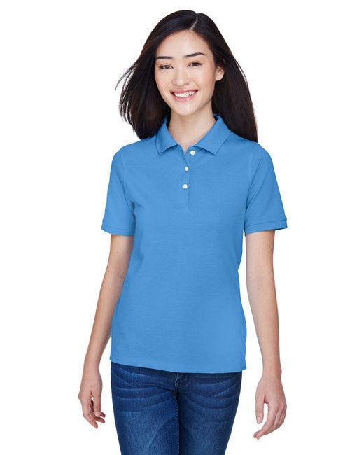 Harriton Ladies' 5.6 oz. Easy Blend Polo M265W - Dresses Max