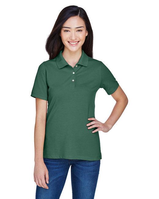 Harriton Ladies' 5.6 oz. Easy Blend Polo M265W - Dresses Max