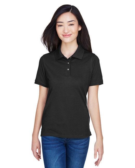 Harriton Ladies' 5.6 oz. Easy Blend Polo M265W - Dresses Max