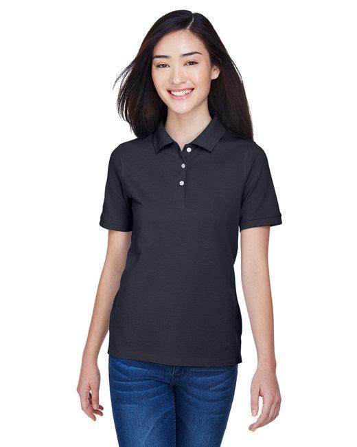 Harriton Ladies' 5.6 oz. Easy Blend Polo M265W - Dresses Max