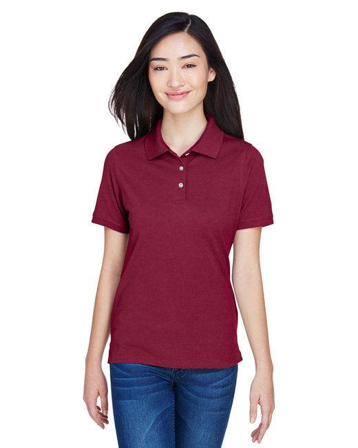 Harriton Ladies' 5.6 oz. Easy Blend Polo M265W - Dresses Max