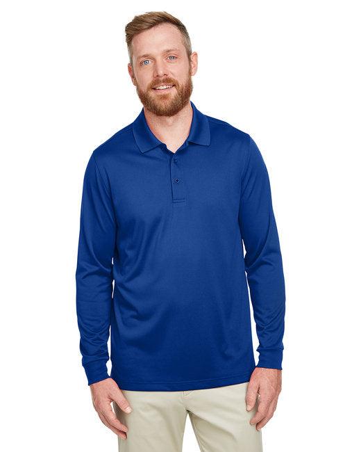 Harriton Men's Tall Advantage Long Sleeve Snag Protection Plus IL Polo M348LT - Dresses Max