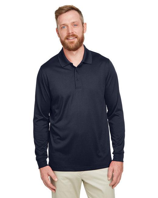 Harriton Men's Tall Advantage Long Sleeve Snag Protection Plus IL Polo M348LT - Dresses Max