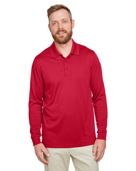 Harriton Men's Tall Advantage Long Sleeve Snag Protection Plus IL Polo M348LT - Dresses Max