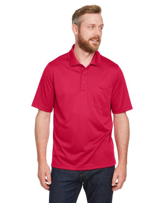 Harriton Men's Advantage Snag Protection Plus IL Pocket Polo M348P - Dresses Max