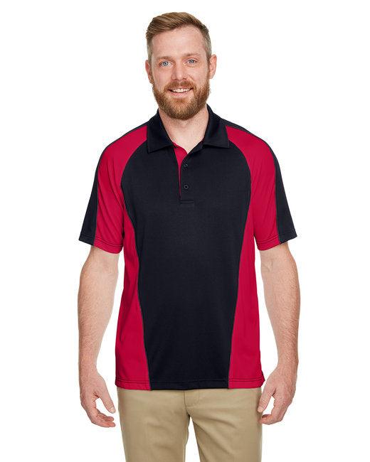 Harriton Men's Advantage Snag Protection Plus IL Colorblock Polo M385 - Dresses Max