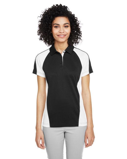 Harriton Ladies' Advantage Snag Protection Plus IL Colorblock Polo M385W - Dresses Max