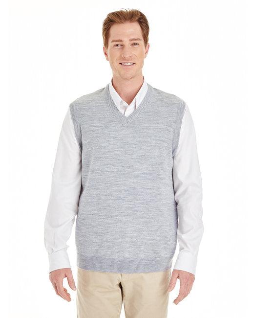 Harriton Men's Pilbloc V-Neck Sweater Vest M415 - Dresses Max