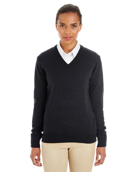 Harriton Ladies' Pilbloc V-Neck Sweater M420W - Dresses Max