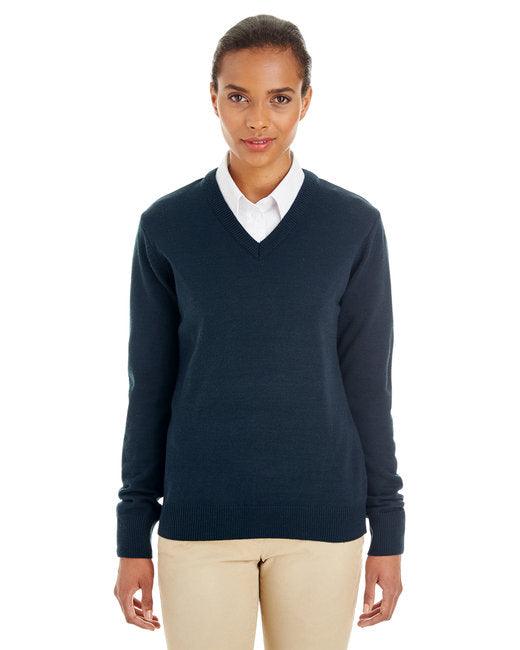 Harriton Ladies' Pilbloc V-Neck Sweater M420W - Dresses Max