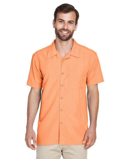 Harriton Men's Barbados Textured Camp Shirt M560 - Dresses Max