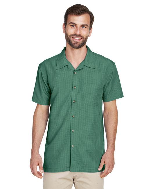 Harriton Men's Barbados Textured Camp Shirt M560 - Dresses Max