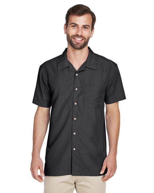 Harriton Men's Barbados Textured Camp Shirt M560 - Dresses Max