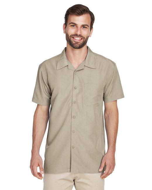 Harriton Men's Barbados Textured Camp Shirt M560 - Dresses Max