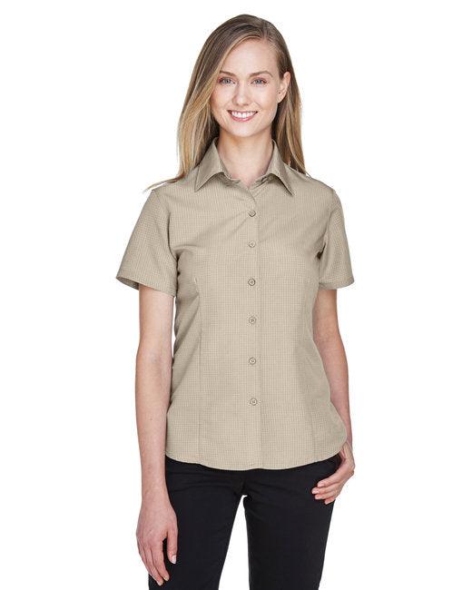 Harriton Ladies' Barbados Textured Camp Shirt M560W - Dresses Max