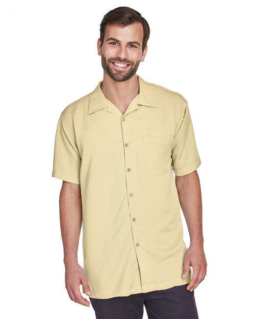 Harriton Men's Bahama Cord Camp Shirt M570 - Dresses Max