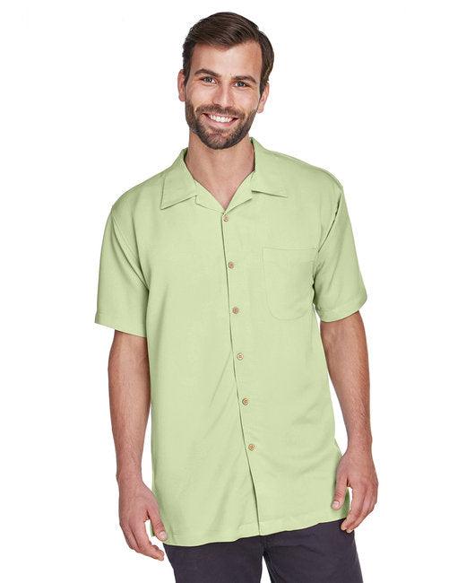 Harriton Men's Bahama Cord Camp Shirt M570 - Dresses Max