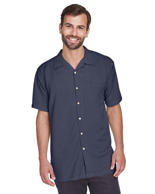 Harriton Men's Bahama Cord Camp Shirt M570 - Dresses Max