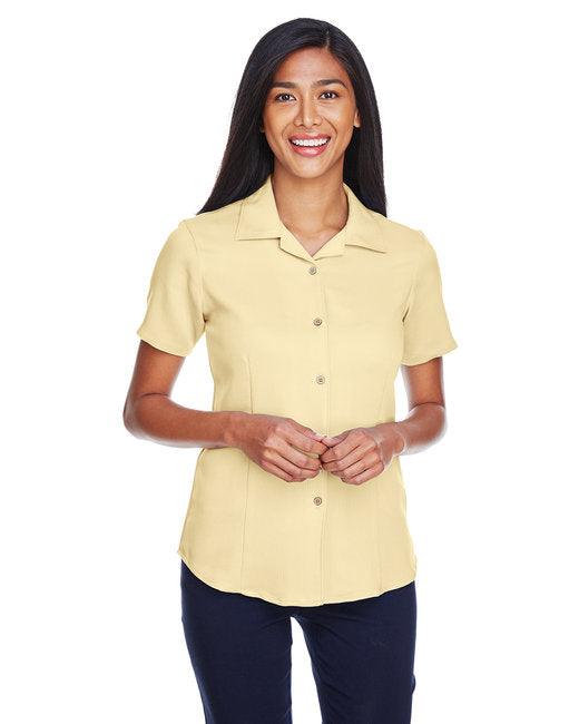 Harriton Ladies' Bahama Cord Camp Shirt M570W - Dresses Max