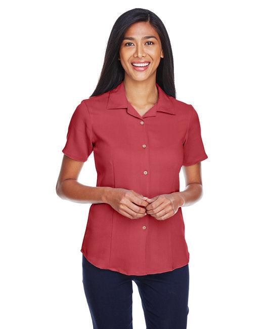 Harriton Ladies' Bahama Cord Camp Shirt M570W - Dresses Max