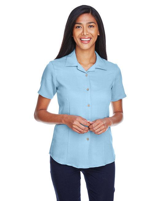 Harriton Ladies' Bahama Cord Camp Shirt M570W - Dresses Max
