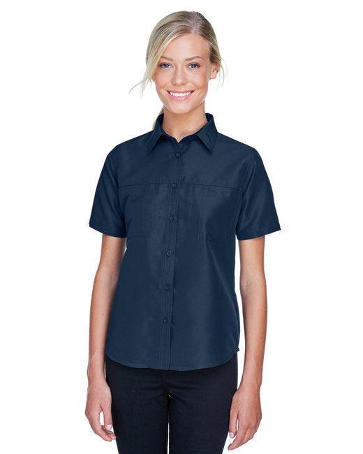 Harriton Ladies' Key West Short-Sleeve Performance Staff Shirt M580W - Dresses Max