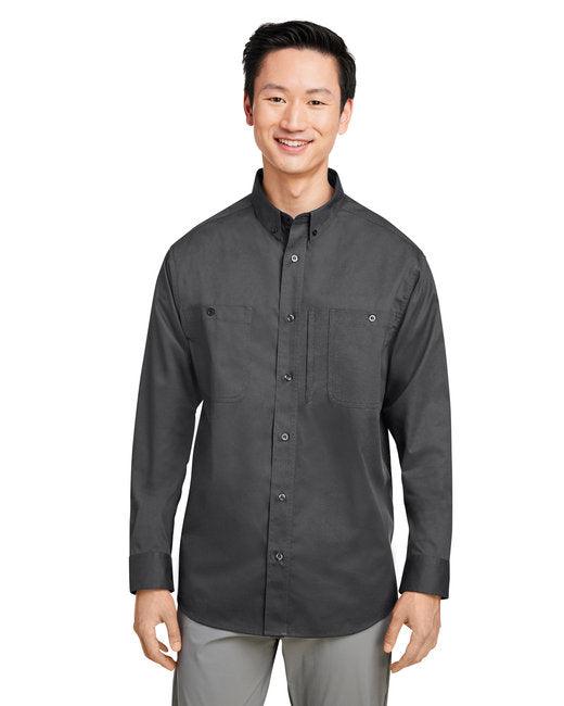 Harriton Men's Advantage IL Long-Sleeve Workshirt M585L - Dresses Max