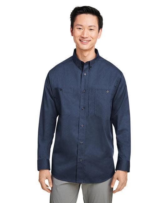 Harriton Men's Advantage IL Long-Sleeve Workshirt M585L - Dresses Max
