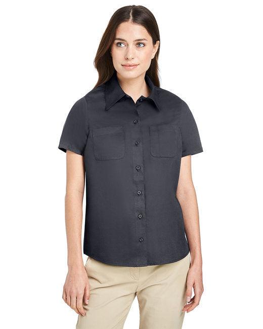 Harriton Ladies' Advantage IL Short-Sleeve Work Shirt M585W - Dresses Max