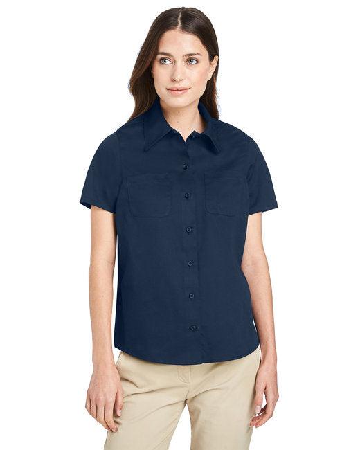 Harriton Ladies' Advantage IL Short-Sleeve Work Shirt M585W - Dresses Max