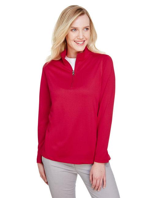 Harriton Ladies' Advantage Snag Protection Plus Quarter-Zip M748W - Dresses Max