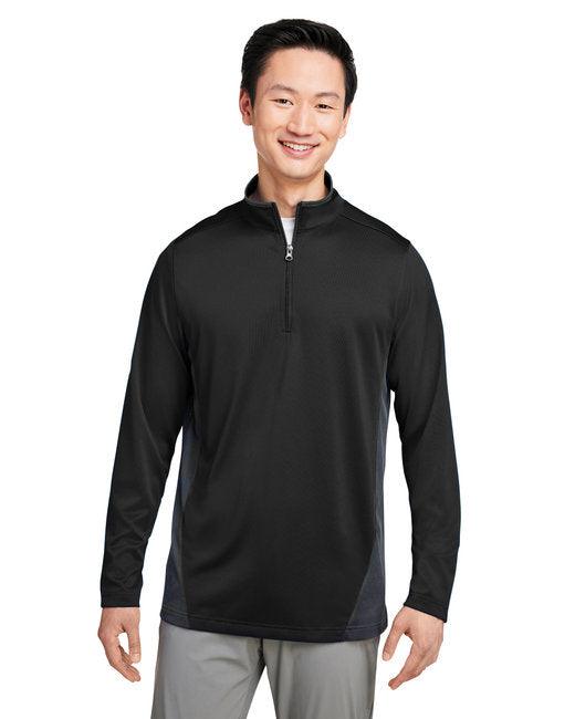 Harriton Men's Flash Snag Protection Plus IL Colorblock Quarter-Zip M786 - Dresses Max