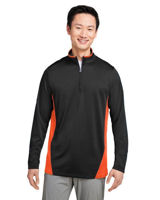 Harriton Men's Flash Snag Protection Plus IL Colorblock Quarter-Zip M786 - Dresses Max