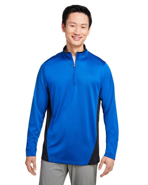 Harriton Men's Flash Snag Protection Plus IL Colorblock Quarter-Zip M786 - Dresses Max