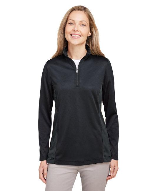 Harriton Ladies' Flash Snag Protection Plus IL Colorblock Quarter-Zip M786W - Dresses Max